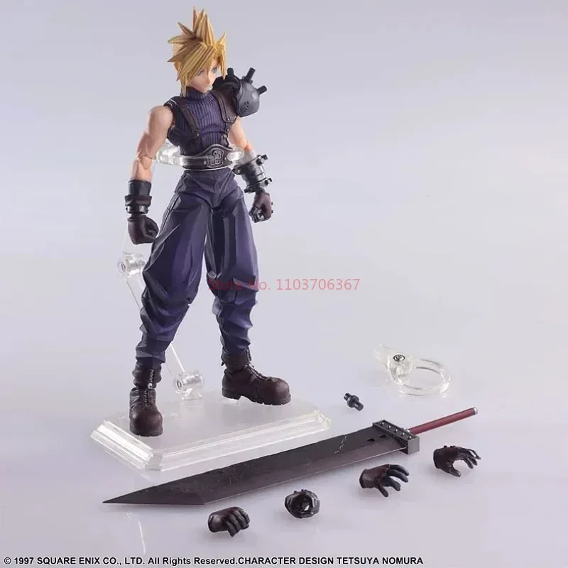 new in Stock Game Toys Final Fantasy Vii Action Figure Cloud Strife Boys Handsome Model Collection Game Toys kids gifts