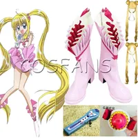 Anime Cosplay Shoes Mermaid Melody Nanami Ruchia Boots Cosplay shoes Wig bracelet props Halloween woemn men Cosplay Props
