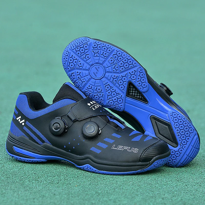 LEFUS sepatu tenis profesional, sneaker Badminton Anti Slip dengan desain renda CEPAT ringan 2024