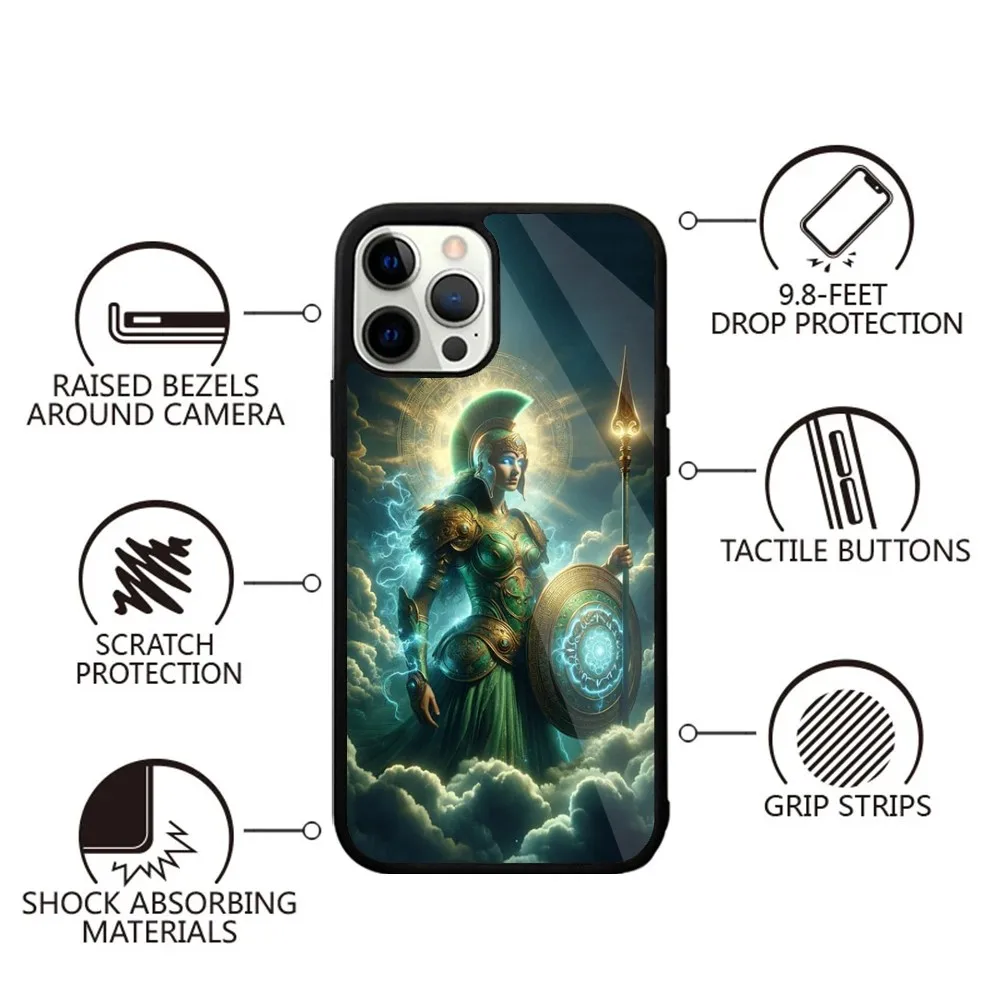 G-Greek mythology Phone Case Strong Magnetic For IPhone 15,14,13,Pro,Max,Plus,11,12,Mini For Magsafe Wireless Charging