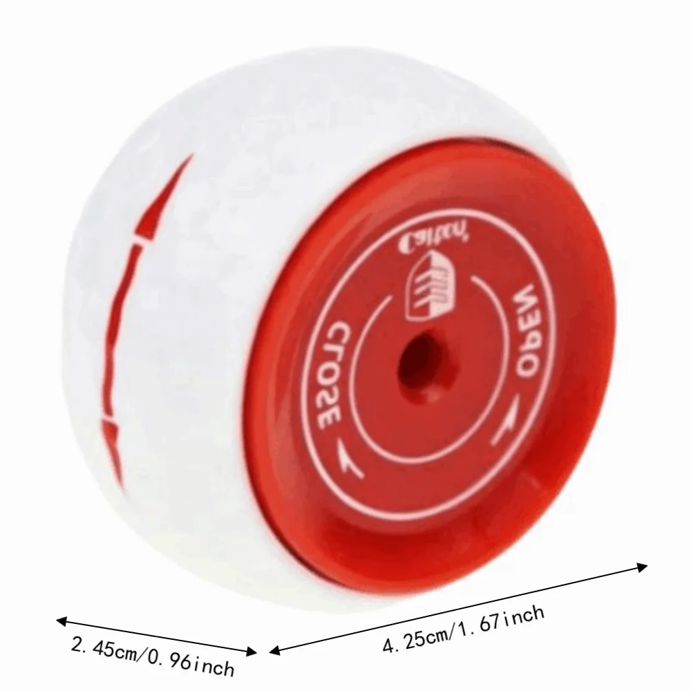 2pcs Adjustable Design Golf Practice Ball Practice Tool Wheel Like Shape Putting Training Ball Putting Aid Putter Wheel Ball