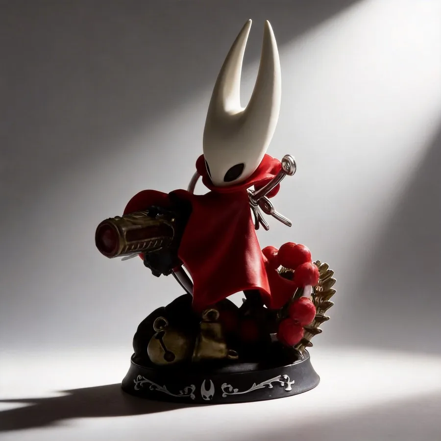 

Hollow Knight: Silksong Hornet Void Knight Figure GK Model Cute Decoration Collectible Toy 11cm