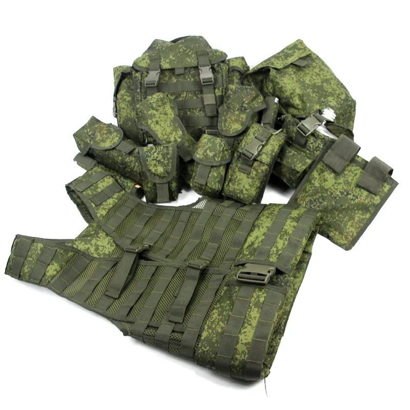 Russia Tactical 6Sh117 EMR Tactical Vest Bags Combat Equipment MOLLE Accessories Various Backpack