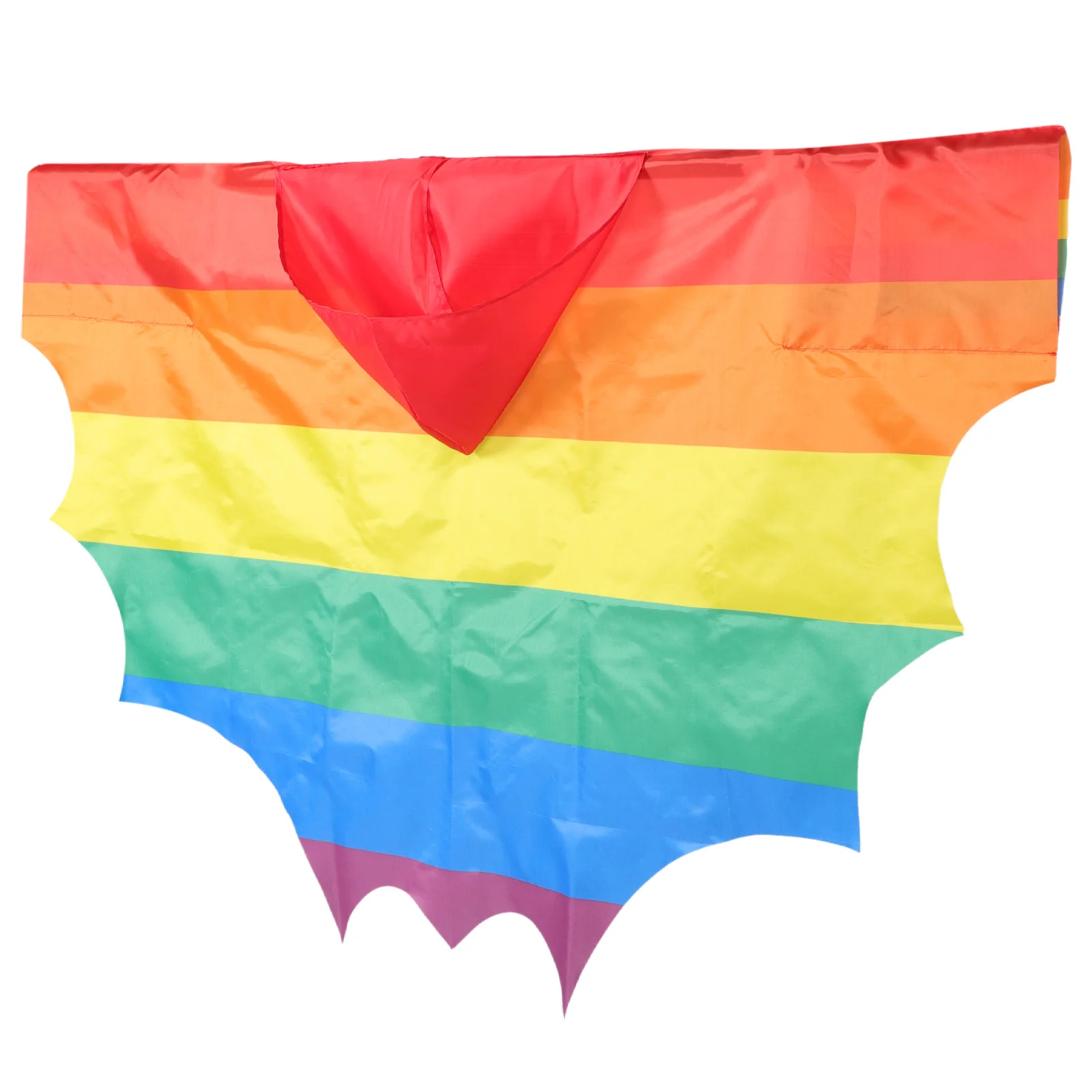 Regenboog Cape Polyester Kapmantel voor Pride Parade Festival Viering Gay Biseksueel Vlag Kostuum Party Decor Heldere Cape