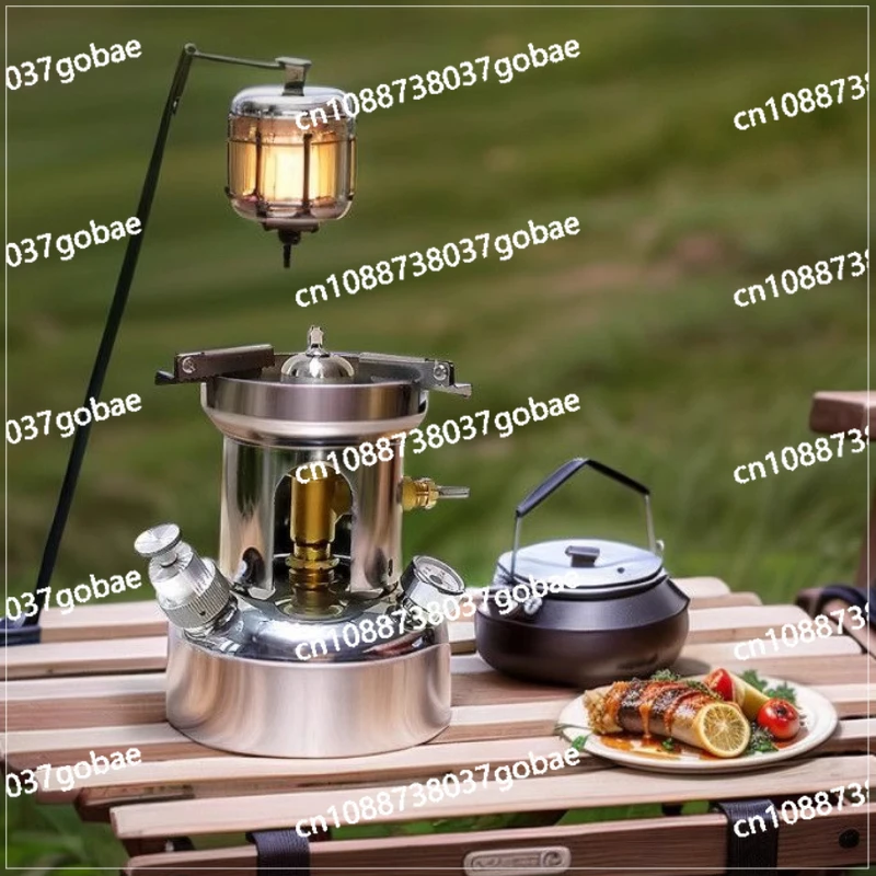 Off-fire outdoor oil stove field camping picnic portable stove gasification stove