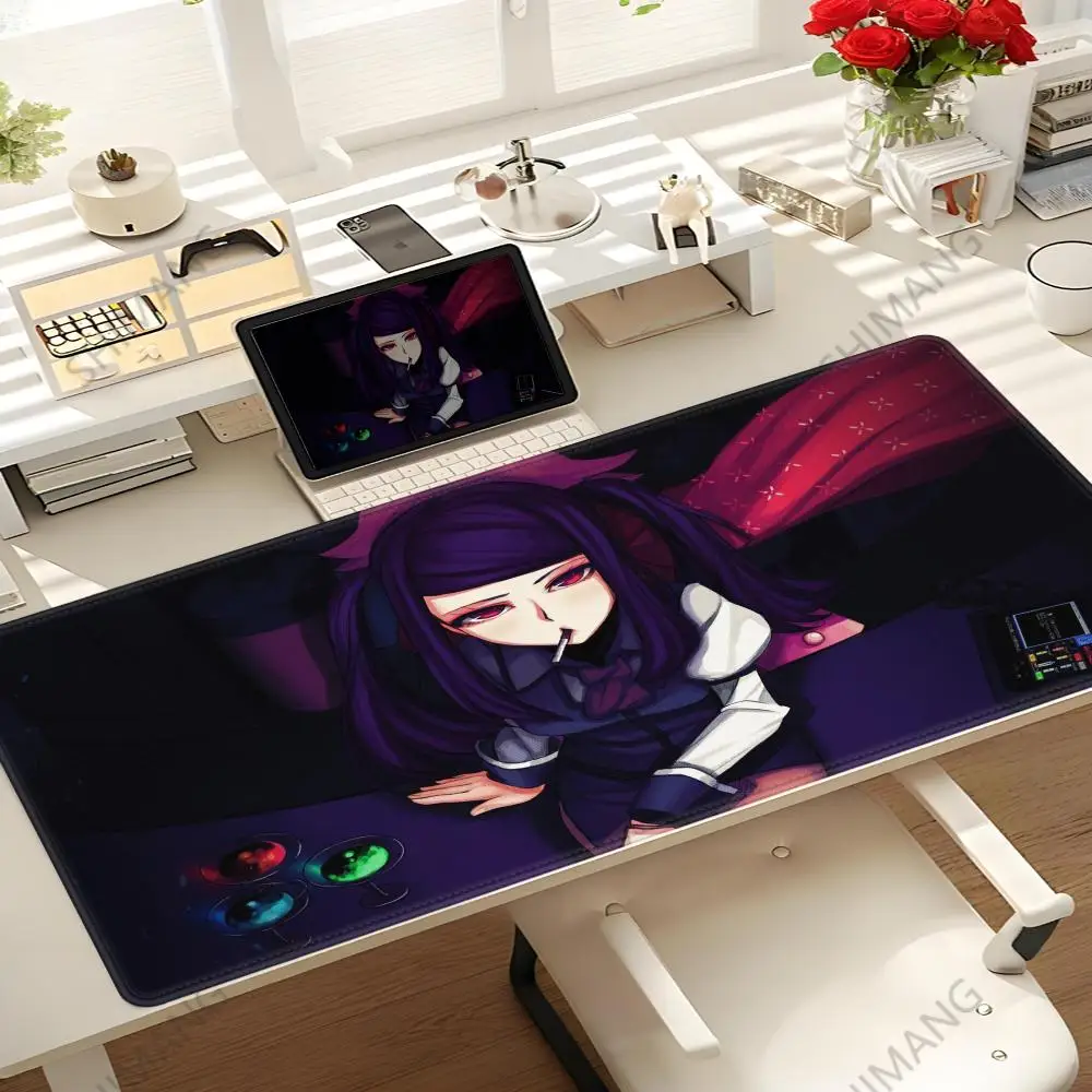 Mouse Pad Non-Slip Rubber Edge locking mousepads Game play mats Cyber style adventure game VA-11 Hall-A for notebook PC computer