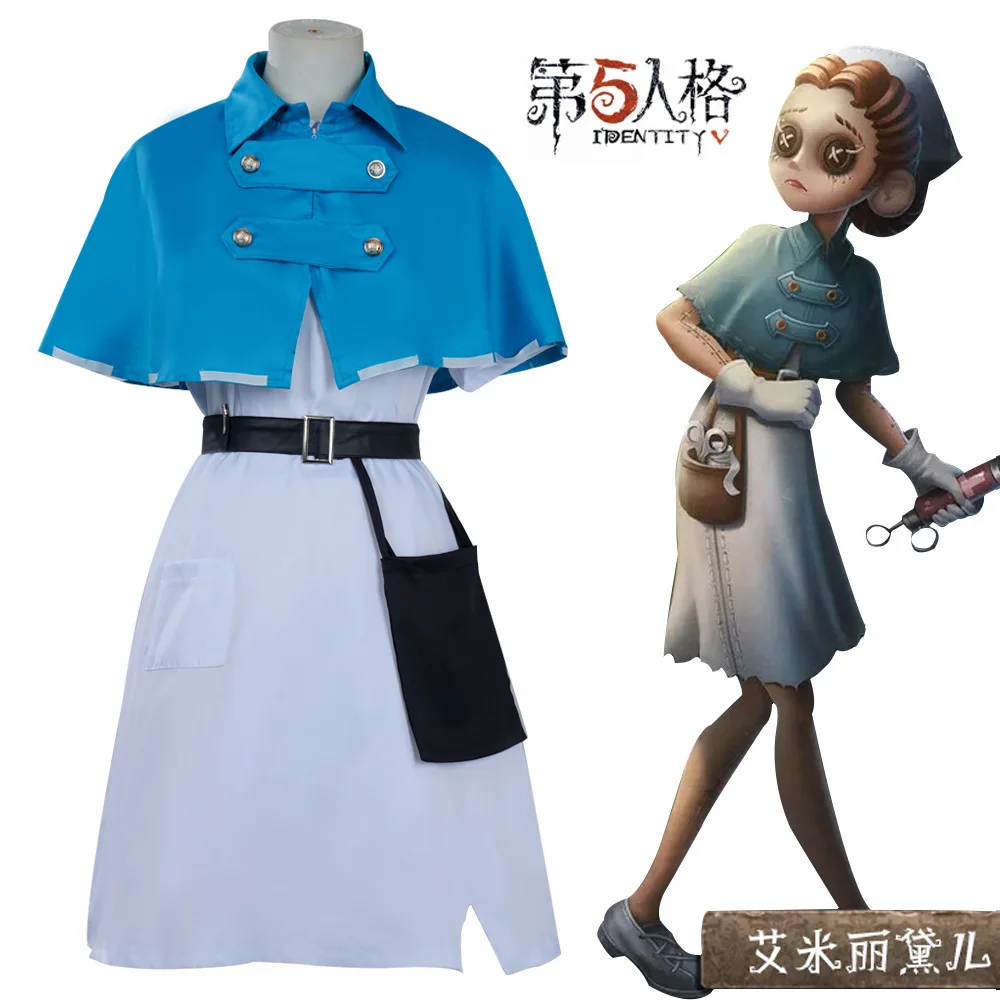 

Fifth Personality Cosply Doctor Blind Nurse Emily Delle Cos Taking Female Anime Cosplay Suit