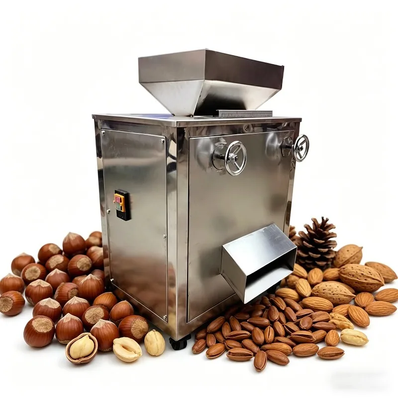 Heavy Duty Integrated Nut Cutting Processing Machine for Casual Daily Snack Food Professional Manufacturing