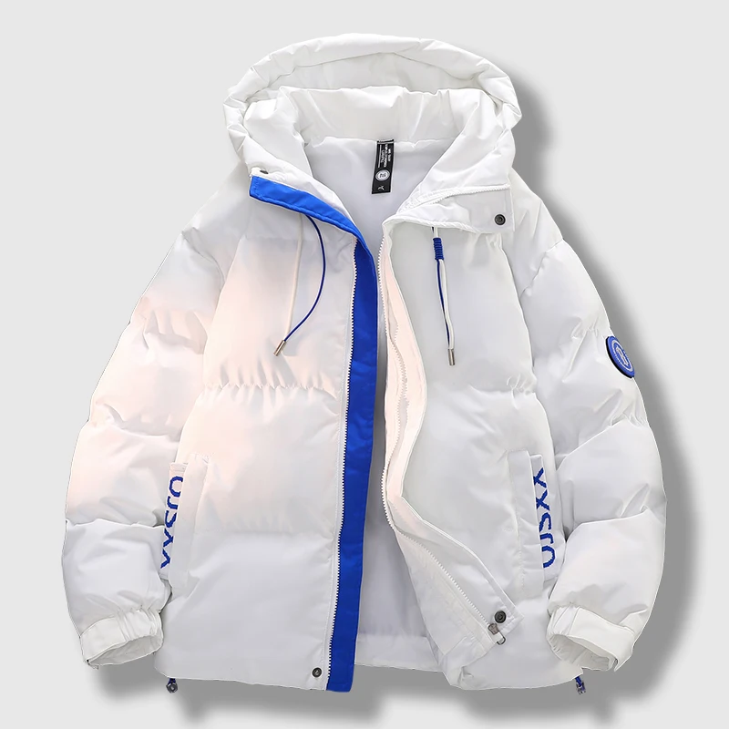 

Unisex Cotton Jacket Autumn Winter Hooded Warm Coat Men's Fashion Brand New Hot Sale Of The Season Casual Loose Fit Cotton Outer