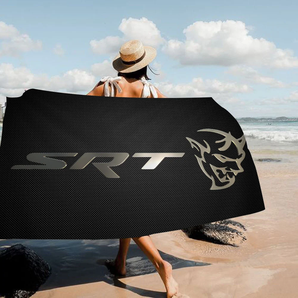 SRT Hellcat Demon Dodge  Towel Microfiber Beach Towel Absorbent Quick dry Soft Yoga Swimming Resort Mountain Climbing Towel