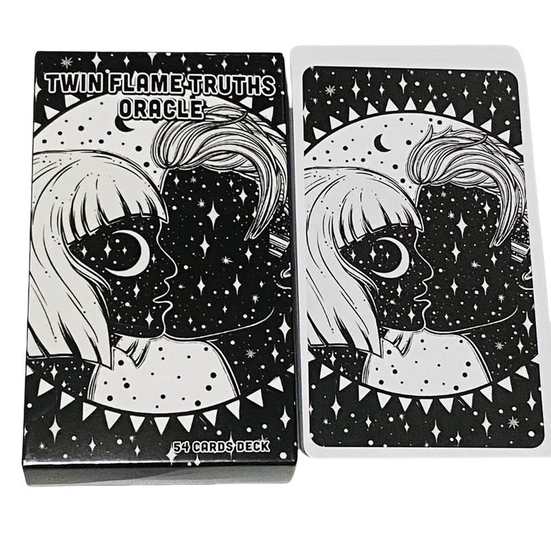 Twin Flame Truths Oracle Cards 54 Cards Deck English Version Fortune Telling Divination Deck Game For Family Party Women