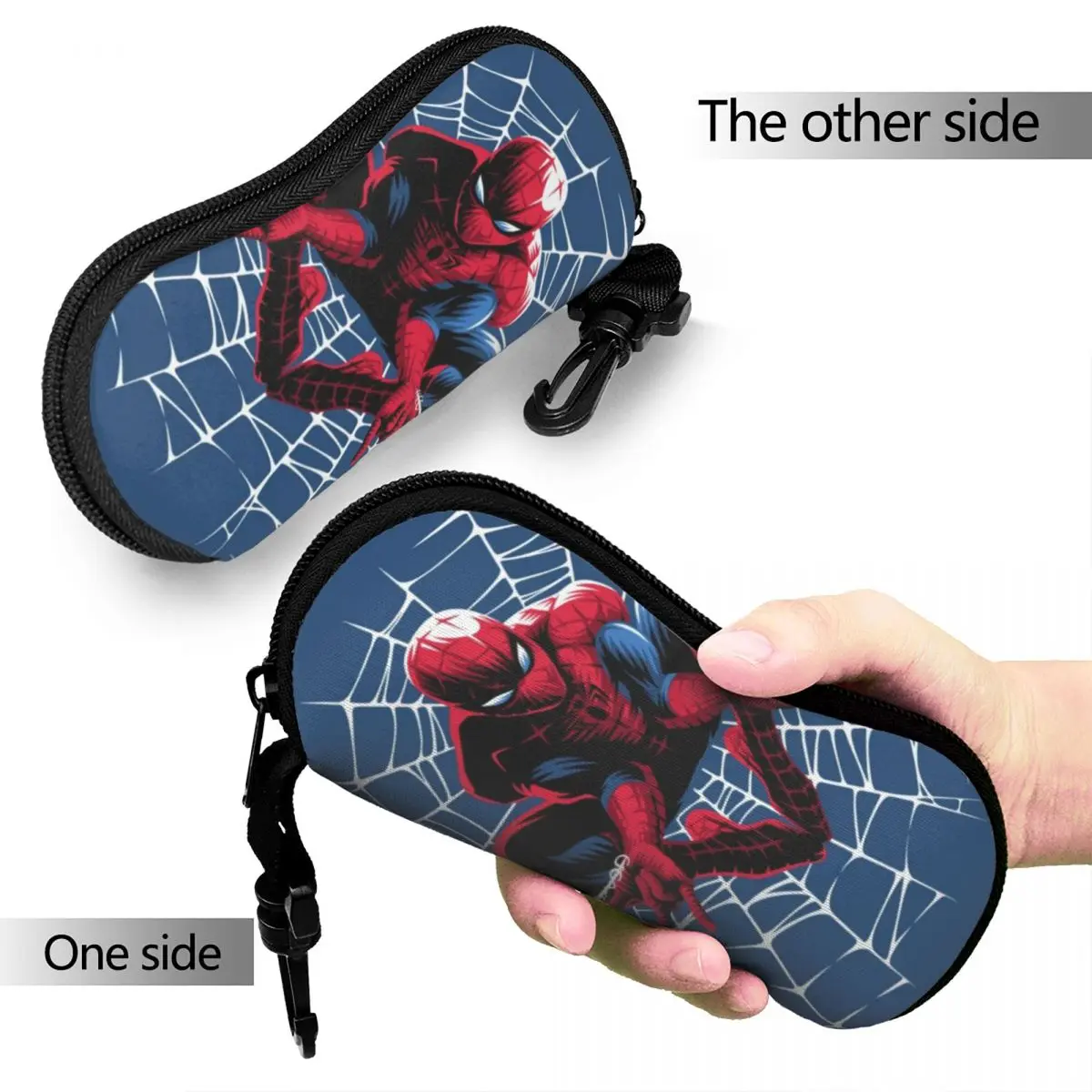 Spider-man Glasses Case Student Sunglasses Protector Vintage Glasses Box