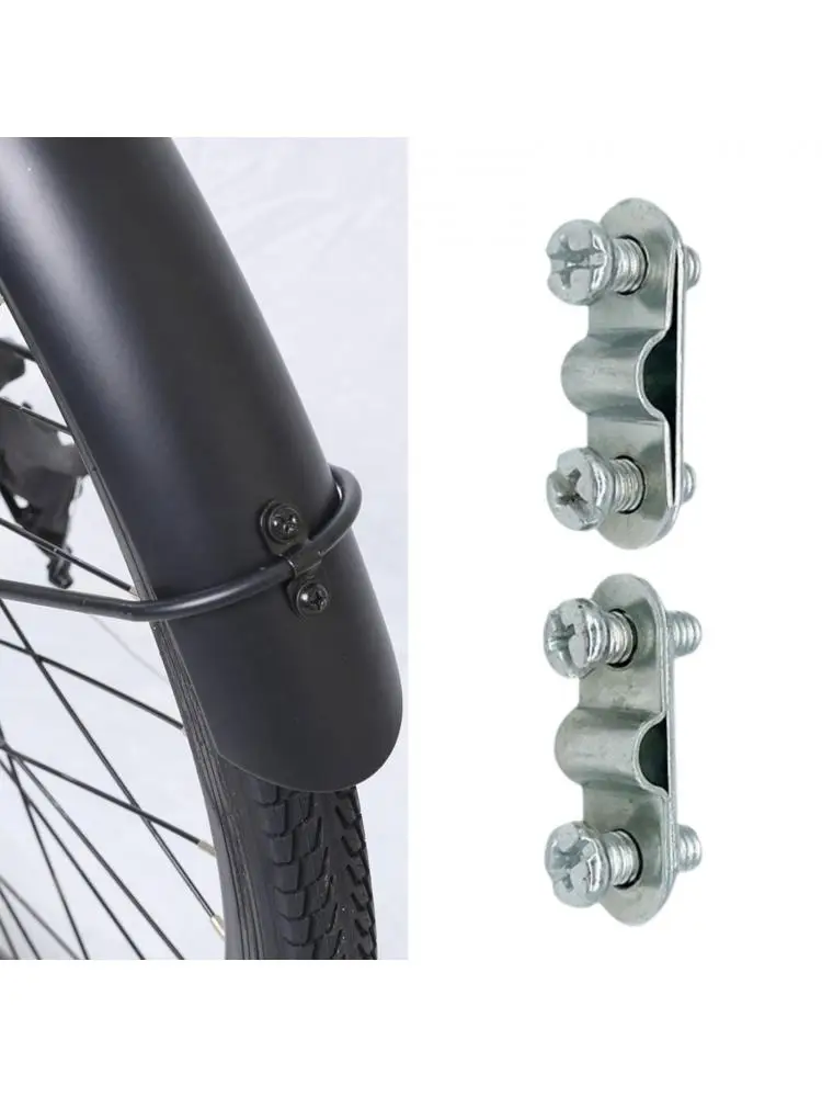 AliExpress NONE 2 Set Bicycle Mudguard Leg Fixing Plate Fixing Clamp Spare Parts Accessory Mount Hole Spacing 2cm Simple Assembly Metal