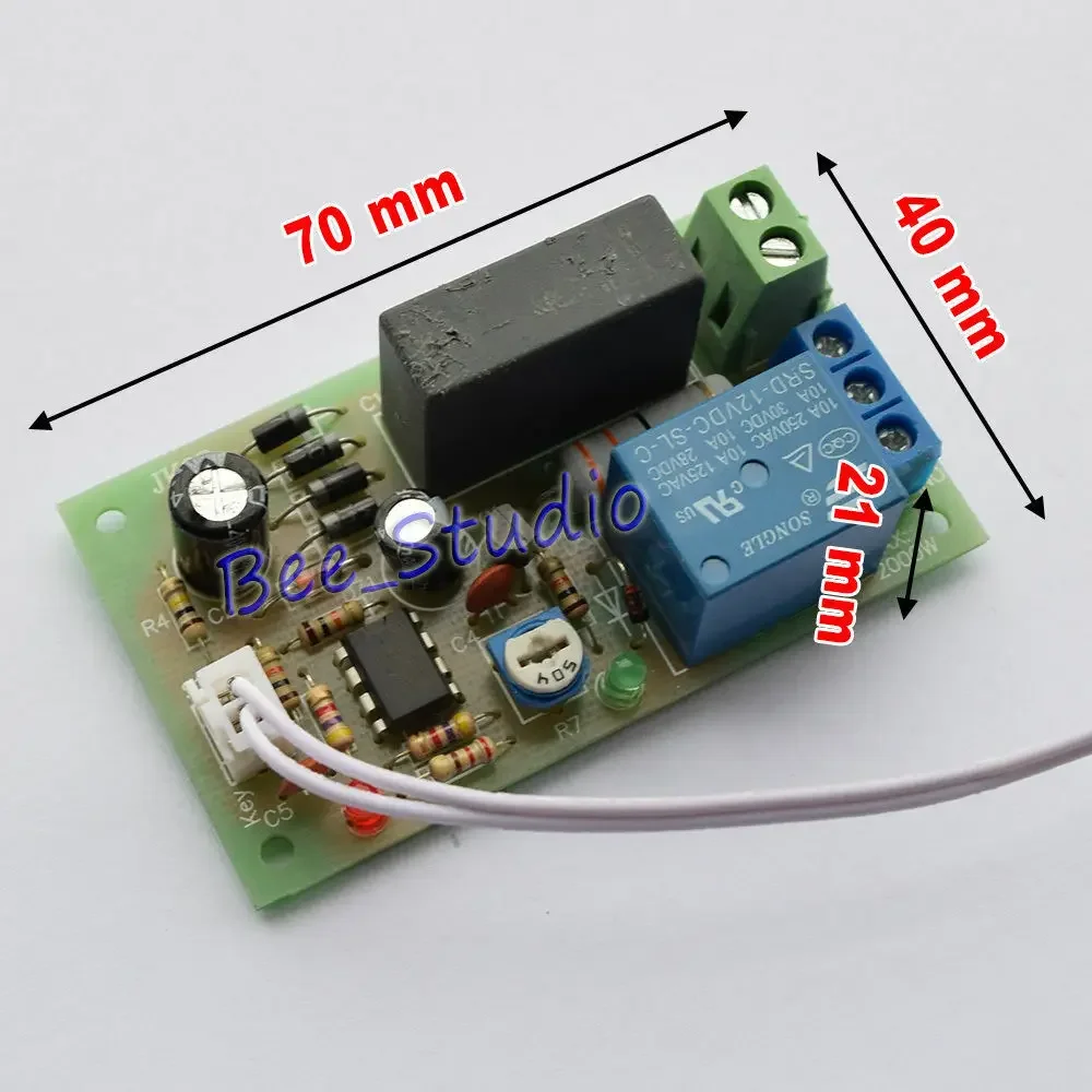 AC 220V 230V 240V Adjustable 0-60 Seconds/5 Minute Time Trigger Delay Time Turn Off Board Timing Control Switch Off Relay Module