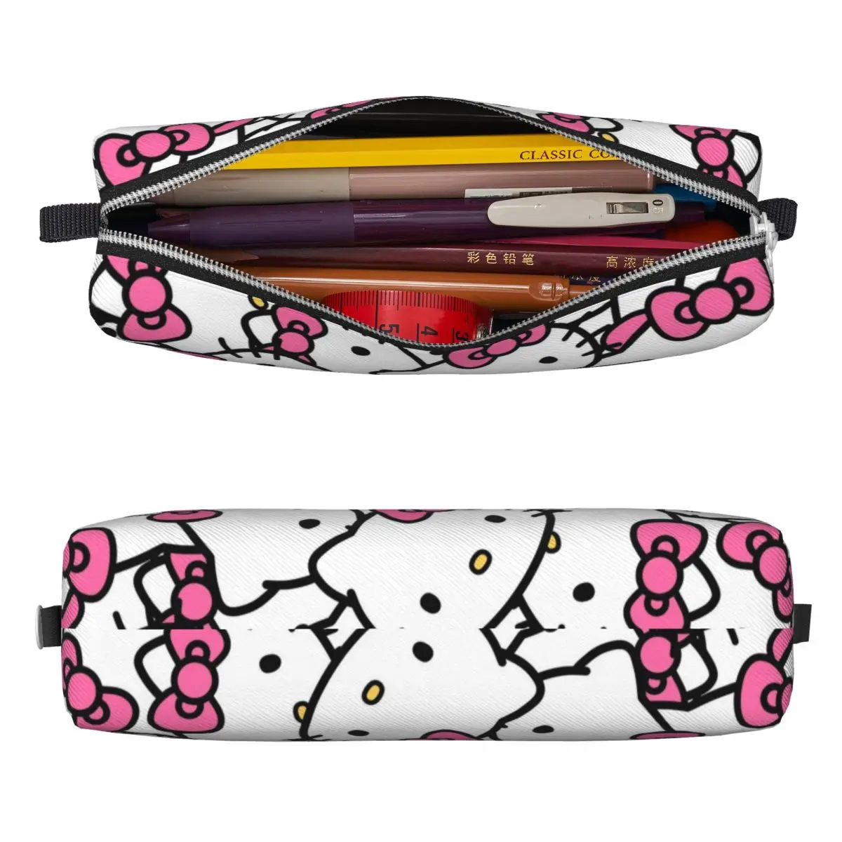 Hello Kitty Cartoon Pattern Pencil Cases Pencil Box Pen Box for Girl Boy Big Capacity Bags Office Gift Stationery