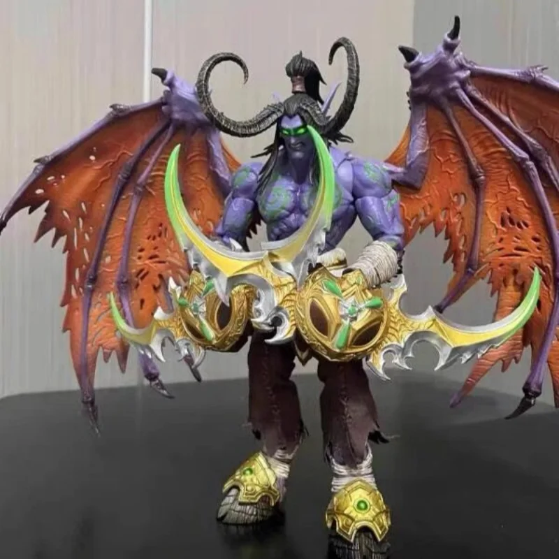 Anime Action Figure Hero Toys 2: World Of Warcraft Demon Hunter Illidan Yudian Joint Mobile Handpiece Collection Gift Toys