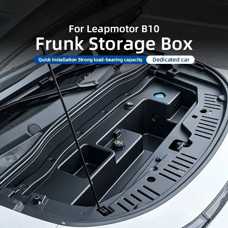 Car front trunk storage box waterproof lower storage box trunk storage tray interior modification for Xpeng Motors B10