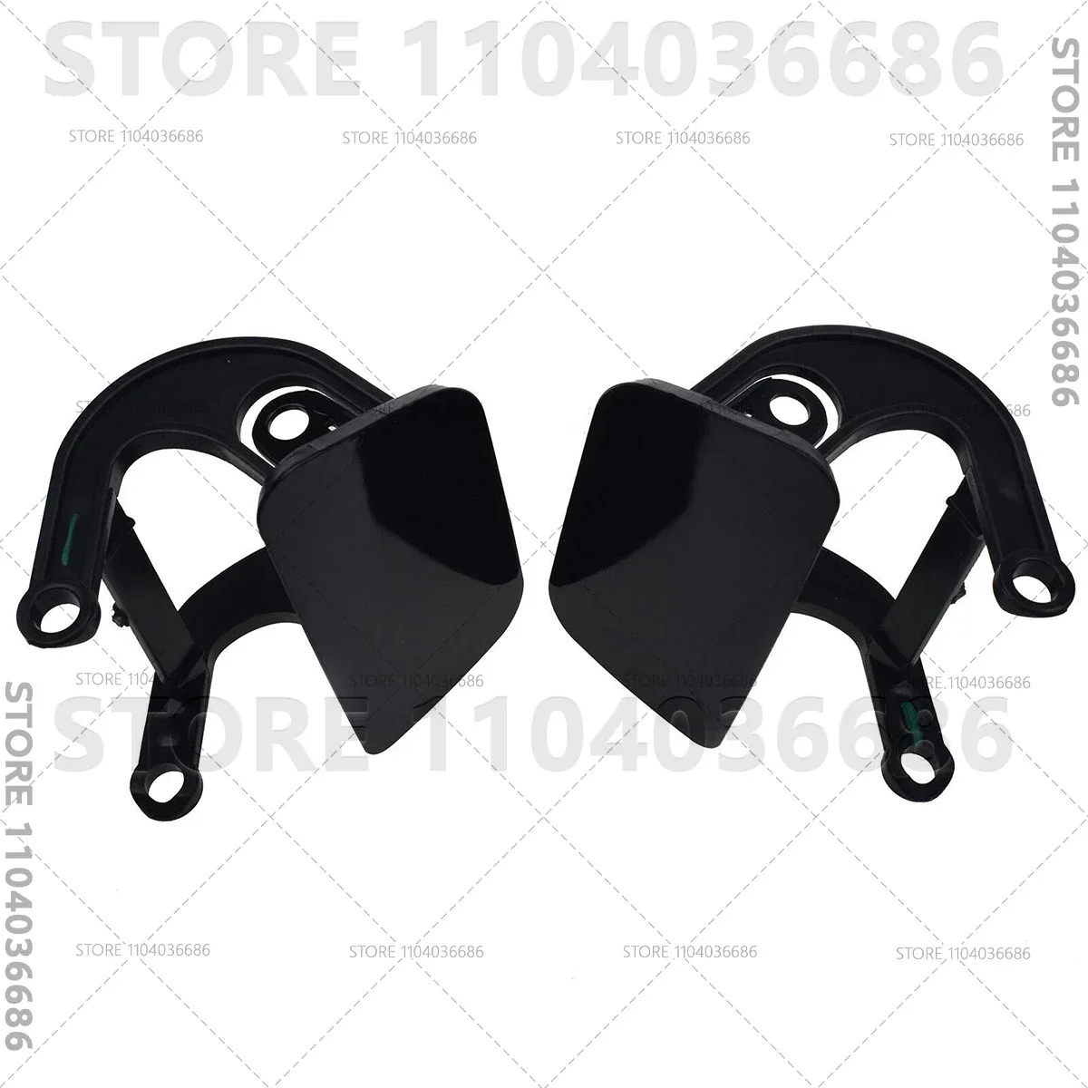 For 2004 2005 2006 2007 2008 2009 2010 BMW 525i 528i 530i 530i 535i 545i 550i M5 E60 E61 Front Headlight Washer Nozzle Cover - view 5