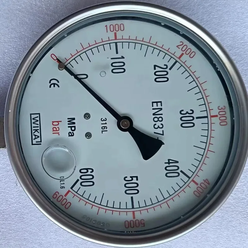 60K UHP Water-Jet Cutting Hydro-Blasting Pressure Measuring Gauge Instruments 2