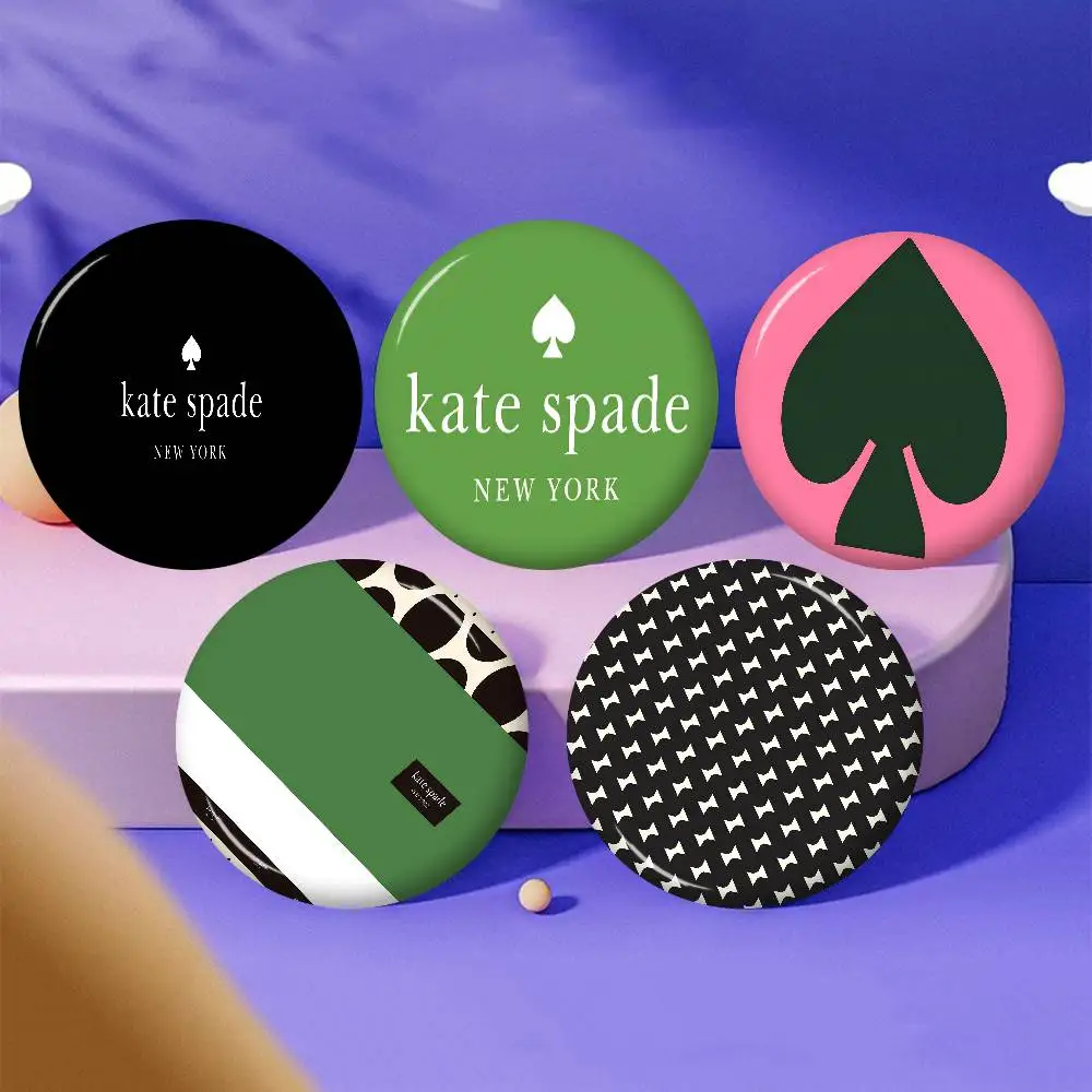 K-KateS S-SpadeS Tinplate Pin Button Custom Anime Role Old-school Brooch Cartoon Collar Badge Jewelry Gift Fans
