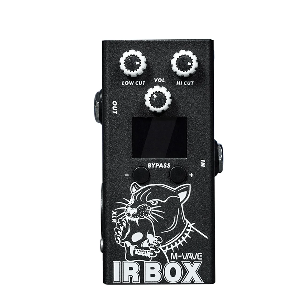 M-Vave IR-BOX Efeitos de guitarra e baixo, 32 opções predeterminadas, configurações disponíveis do aplicativo do telefone, EQ de 9 segmentos, como EQ individual efetor