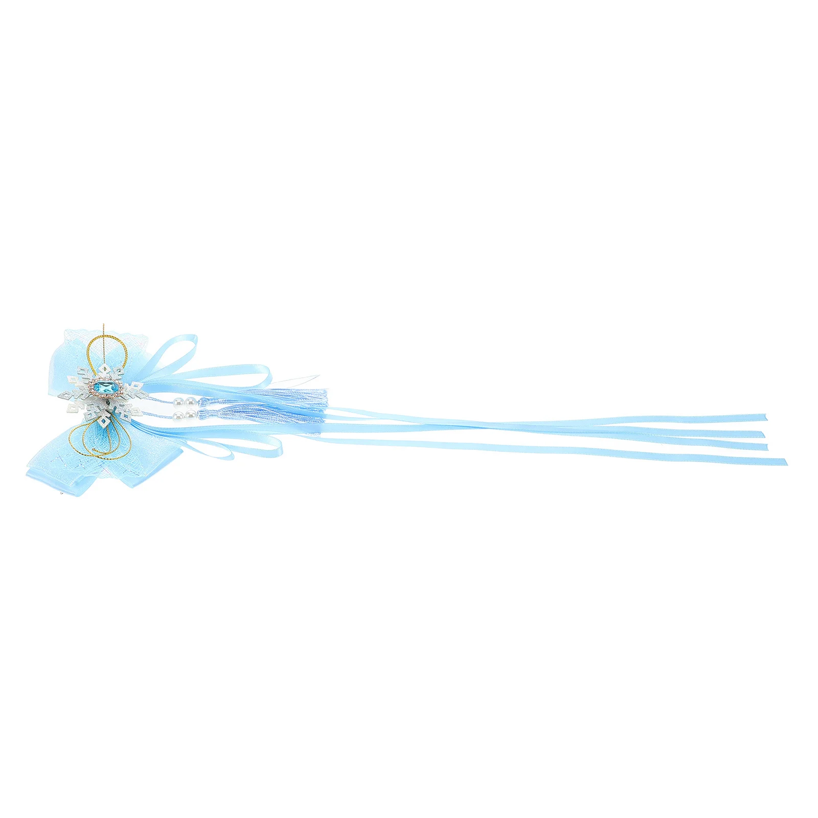 

Bow Hair Clips Chinese Style Gauze Ribbon Bows Hair Accessories Fantasy 's Clip New Year Festival