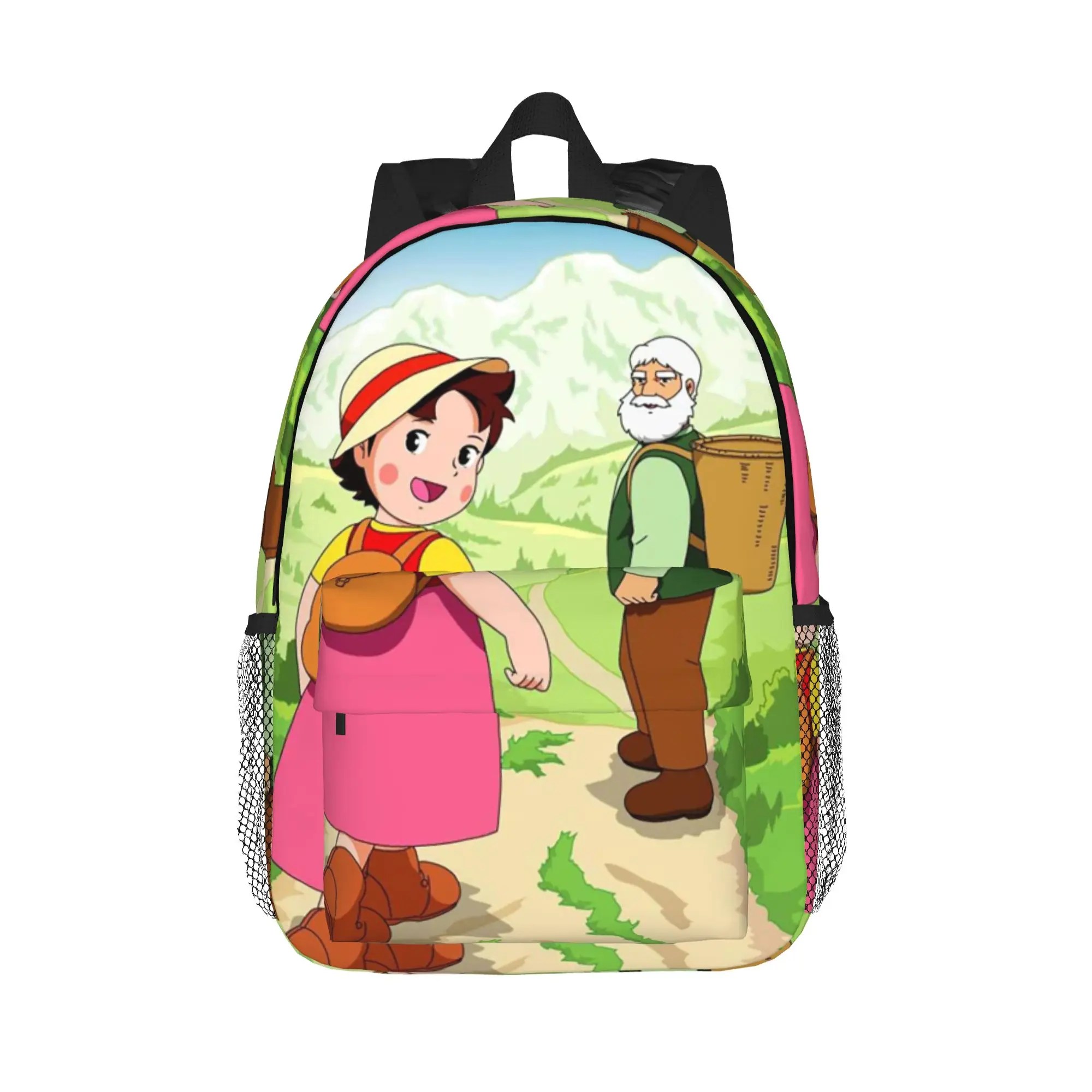 Anime Heidi Girl Of The Alps Peter Grandpa Backpack Hot Sale Daypack Boys Girls BookBag Shoulder Bags for Men Women School Bag