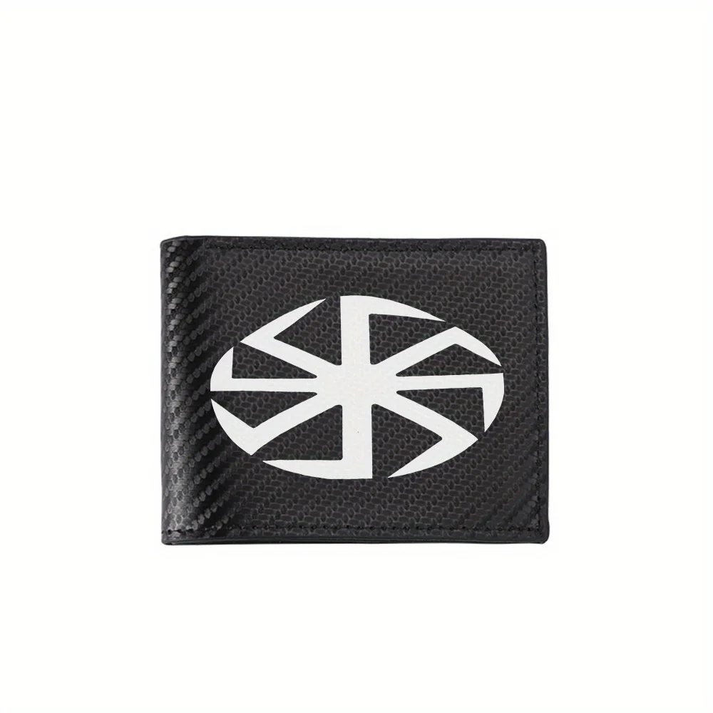 Geometric circle symbol design rotate lines Men's Wallets Simple Business Modern Stylish Printing Design Gifts For Father Boyfri