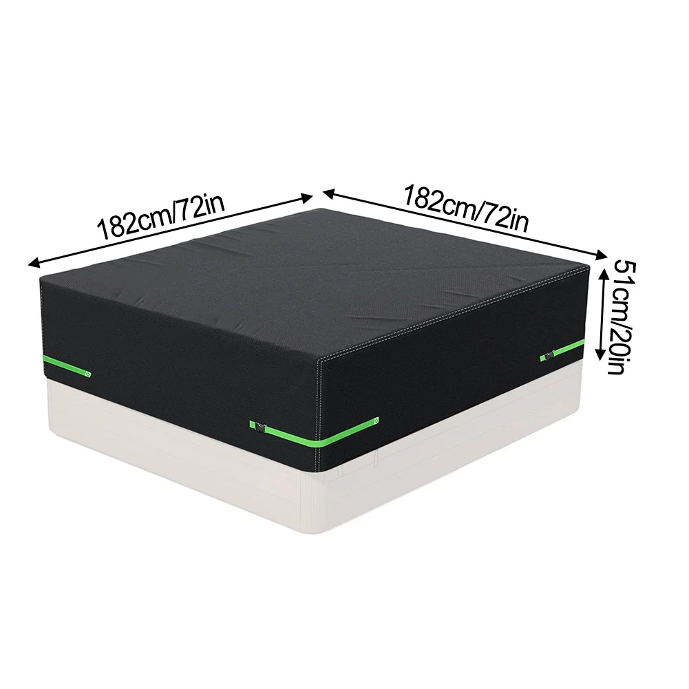 

76*76*20inch Square Bathtub Cover Cost Effective Bathtub Protector Versatile Compatibility For Square Hot Tubs