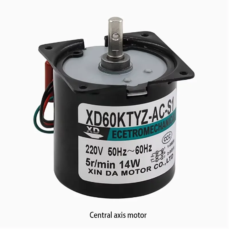 14W 60ktyz claw pole permanent magnet synchronous motor, low-speed, slow speed, high torque, small reduction motor, 220V AC