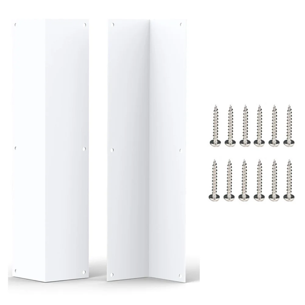 Aluminum Corner Protection for Vinyl Siding Corners Featuring Rust Resistant Coating and Dimensional Stability