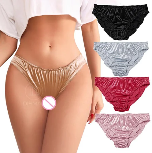 

Сексуальное женское нижнее белье: модные трусики-треугольники из сатина с блеском, хлопковые трусики с кружевной отделкой, низкая посадка, удобные, дышащие, милые