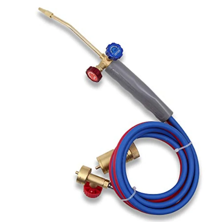 

Brass Oxygen MAPP/Propane Welding Torch Duel Fuel by Oxygen and MAPP PRO/Propane For Welding Brazing Soldering