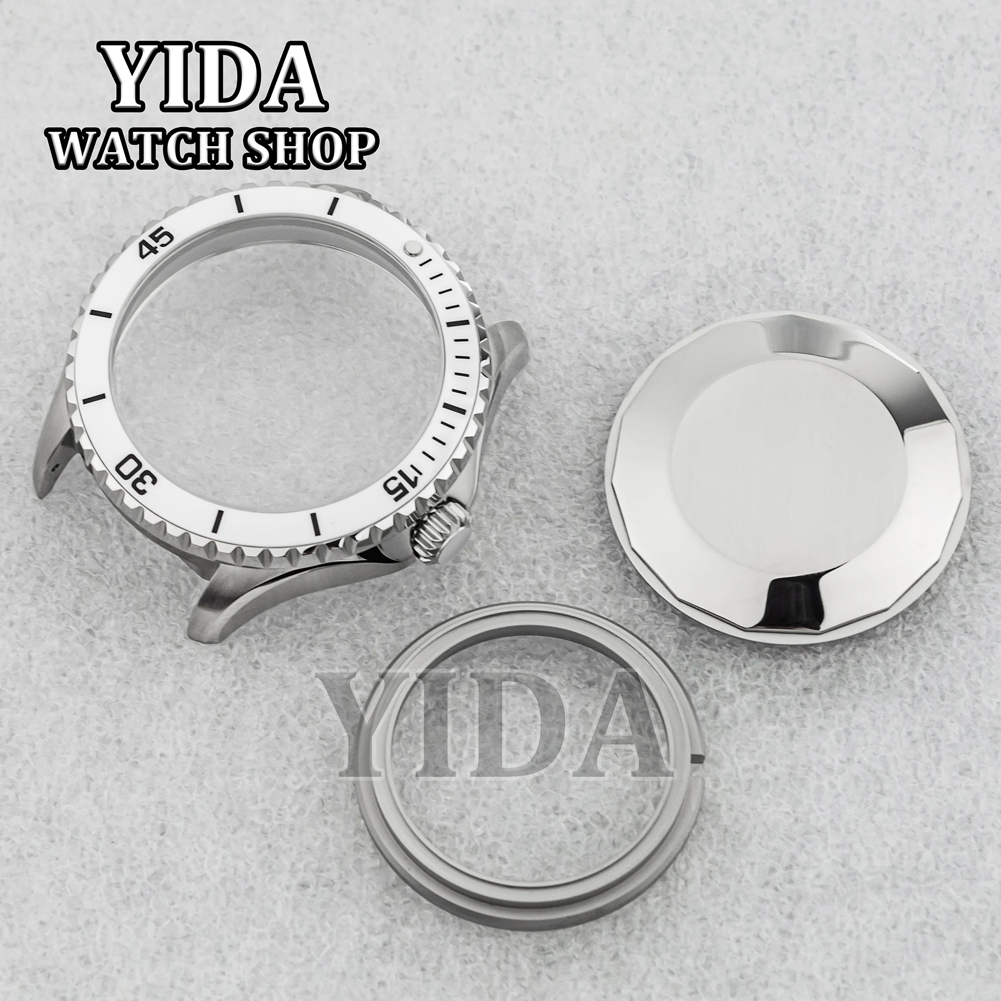 SUPEROCEAN 모드 시계 케이스, 다이빙 시계, 스테인레스 스틸 사파이어 크리스탈 핏, NH35 NH36 무브먼트 시계 케이스 부품, NH35 케이스, 200m