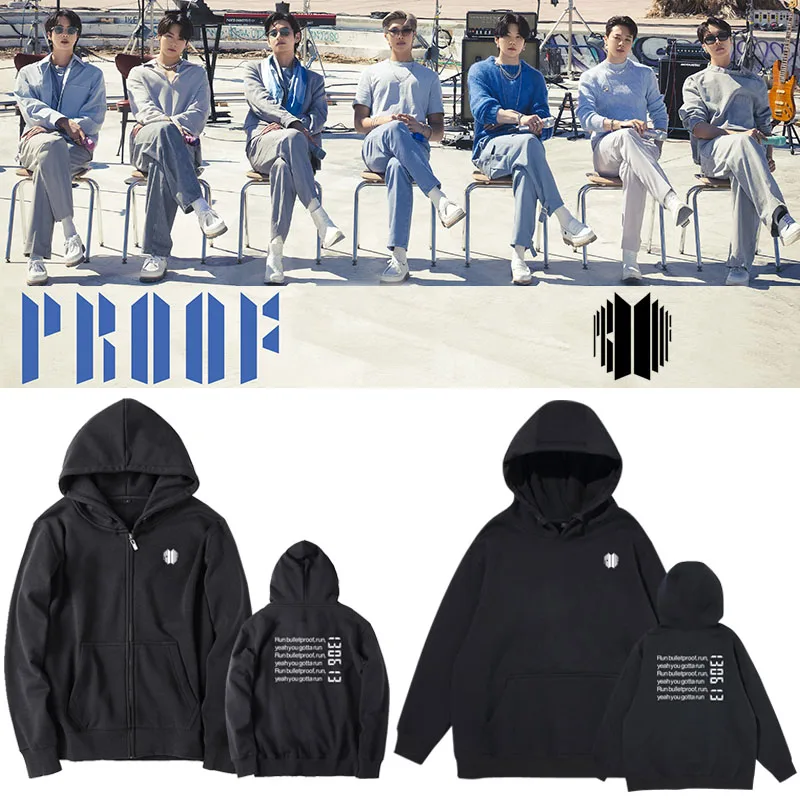  Album Proof Hoodie Loose Fit Zipper Jacket Spring Autumn Winter Cartoon Anime Commute Style Long Sleeve Cotton Inner