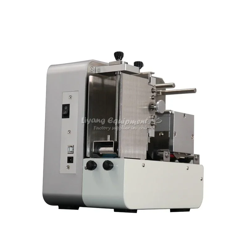 LY 600F الرقمية آلة الصحافة احباط الساخنة الشاي الحاضر أكياس طابعة الصحافة الحرارة عرض خاص 55 مللي متر طباعة للجلود بولي كلوريد الفينيل ورق مقوى
