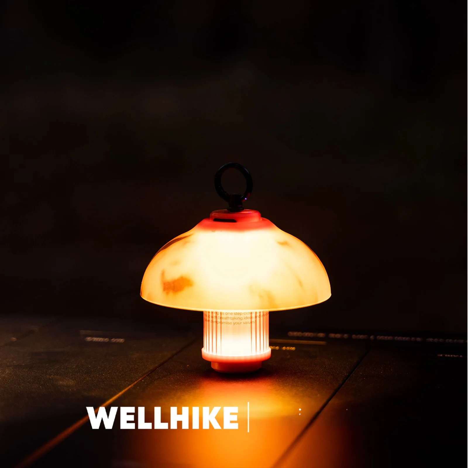 Retro Wood Grain Lampshade PP Outdoor Camping Atmosphere Accessories Universal WELLHIKE Camping Lampshade WK0657