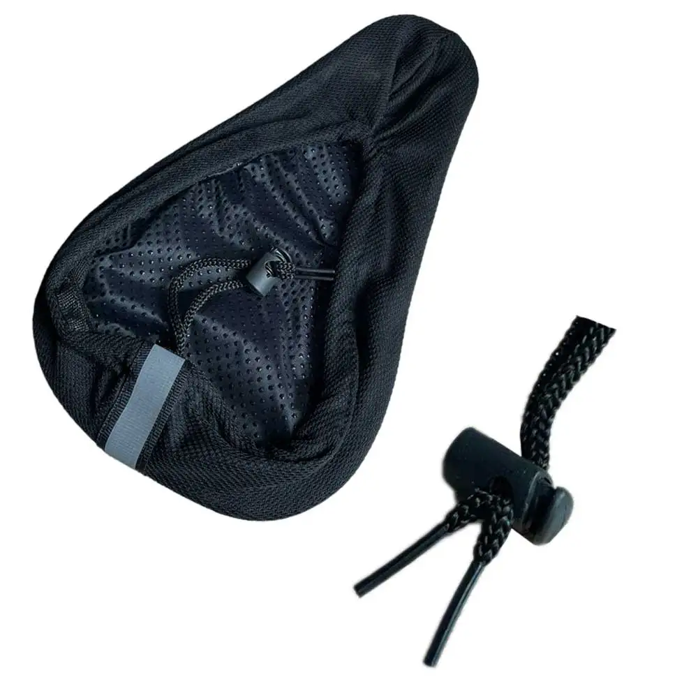 AliExpress Bicycle Saddle Soft Cushion Cover Thickened Comfortable Seat Pad for MTB Road Bike Universal Saddle Protector Cycling Accessory