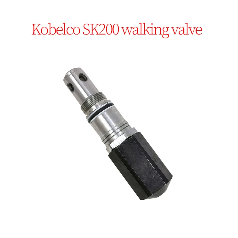 

Excavator Accessories Construction Machinery Parts Suitable for Kobelco SK200 Walking Valve (Length 147mm, Thread 27mm)