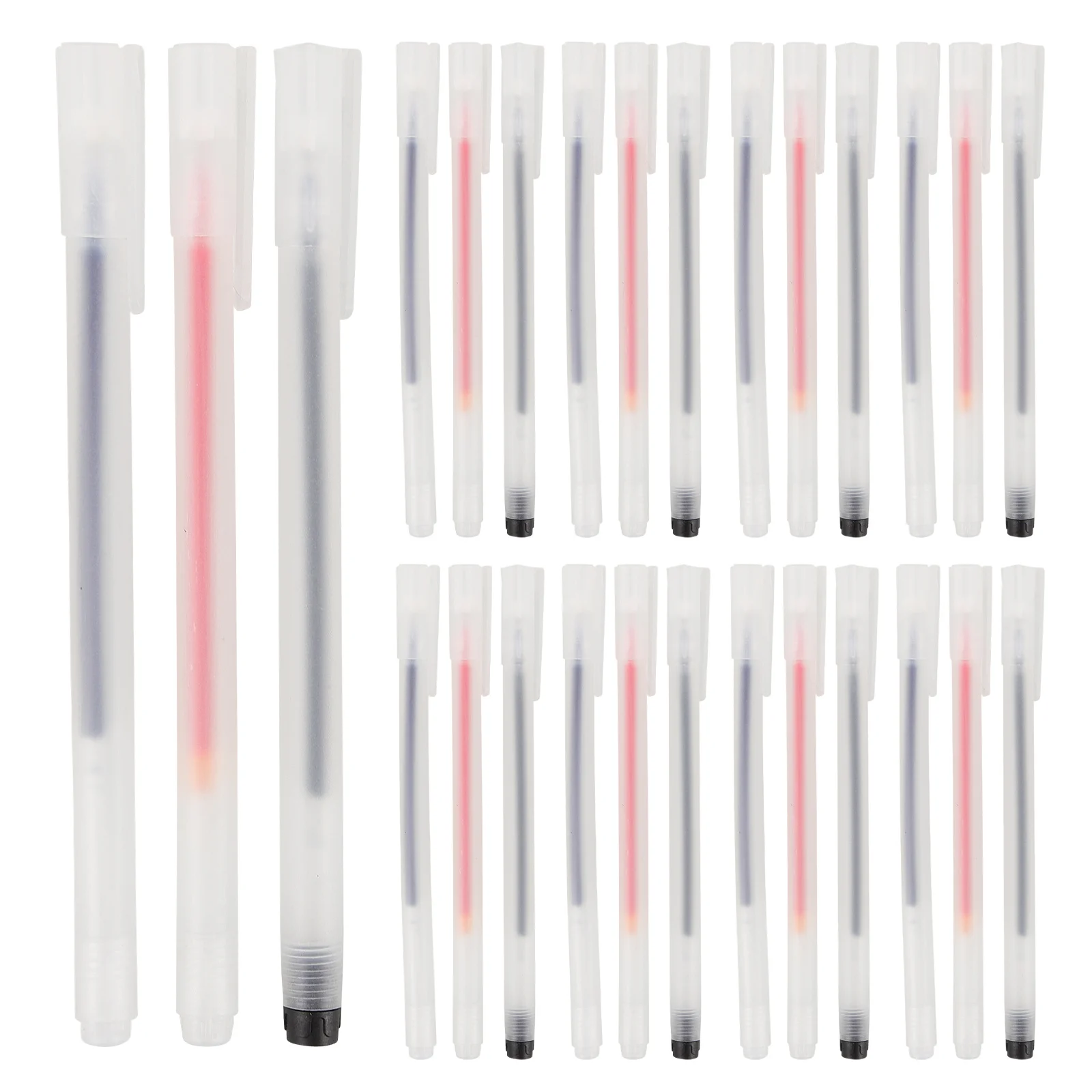 30Pcs Multi-Function Gel Pens Fine Tip Smooth Ink for Handwriting Notes Sketching Lightweight Office School Stationery Writing