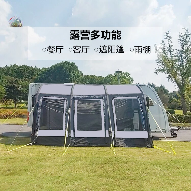 Multi-Functional Large Inflatable Outdoor Camping Camping Quickly Open Canopy Trailer-Mounted RV Side Tent