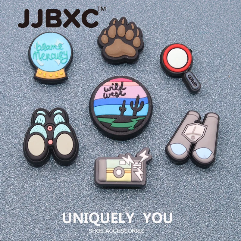 JJBXC CHARM Shoe Buckle Shoe Accessories Cartoon Telescope DIY Fashion Shoes Accessories Suitable for cross Shoes