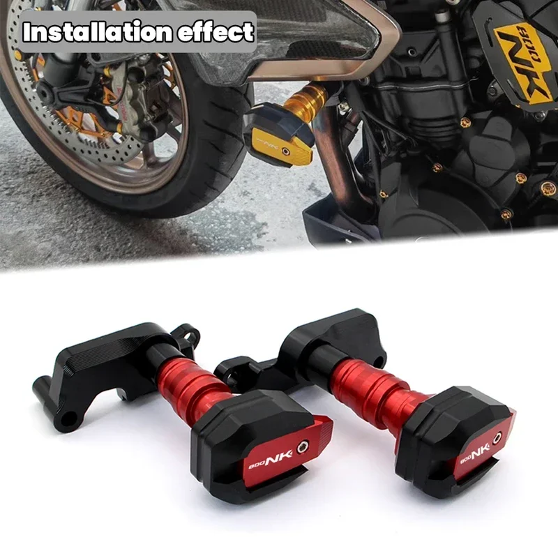 Motorcycle modification body insurance rubber rod accessories suitable for CFMOTO 800NK 800 2023 2024