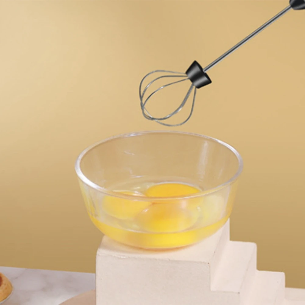 เครื่องตีไข่เครื่องตีฟองนมไฟฟ้ามือถือเครื่องทำโฟมพร้อมเครื่องมือทำเค้กชาร์จ USB สำหรับผสมกาแฟลาเต้ในครัว