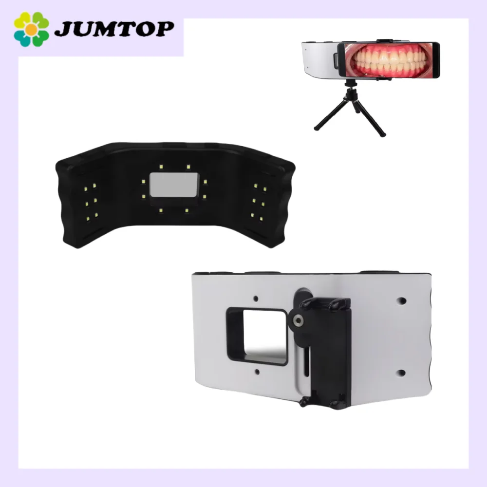 

Dental Photography Kit with LED Mobile Flashlight - Complete Oral Filling & Clinical Dentistry Photo/Video Equipment Set