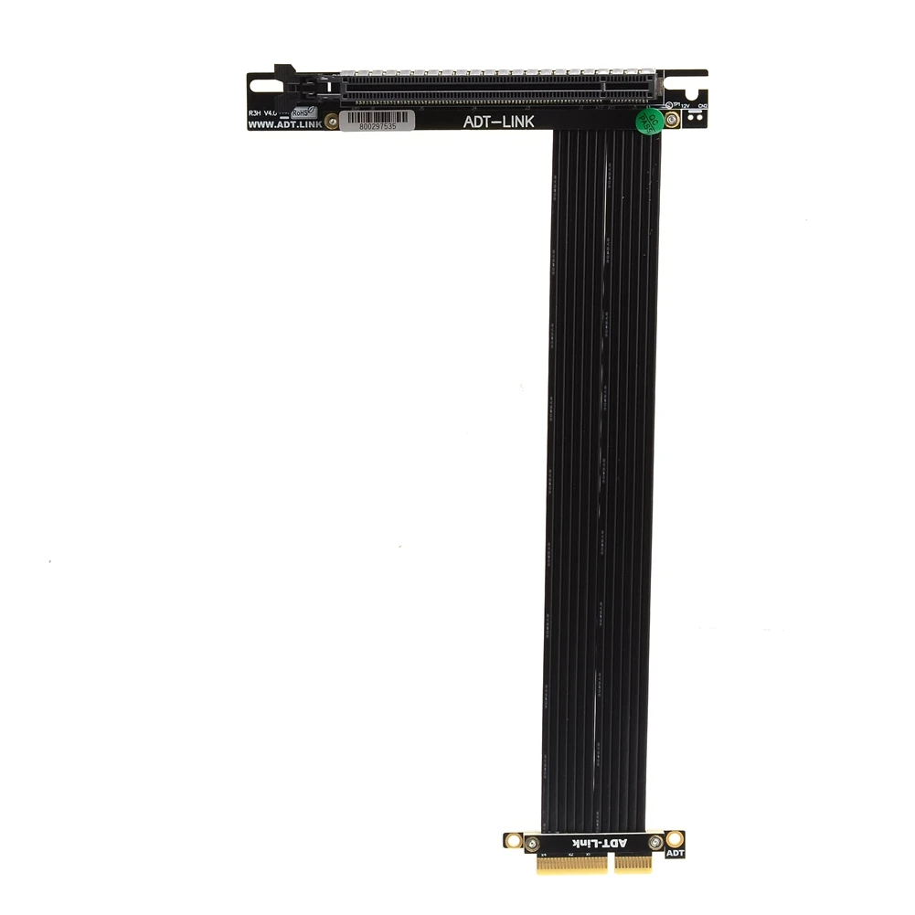 Riser Gen4 Pci E 4.0 16X Om 4X Grafische Kaarten 1U Verticale Socket Flexibele Universele Verlengkabel Riser Card Adapter voor Gpu