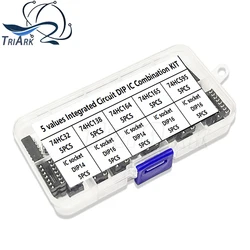 25PCS/Set Integrated Circuit DIP IC Combination KIT 74HC32 74HC138 DIP-16 74HC164 74HC165 74HC595 DIP-20