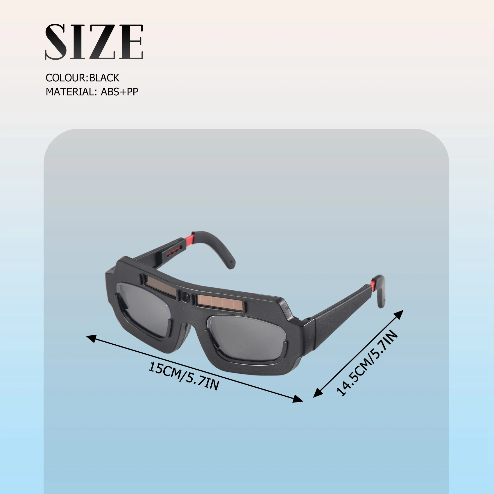 AC88 Solar Powered Auto Darkening Welding Mask Helmet Goggles for Welder Glasses for Arc Anti-Shock Eye Protection