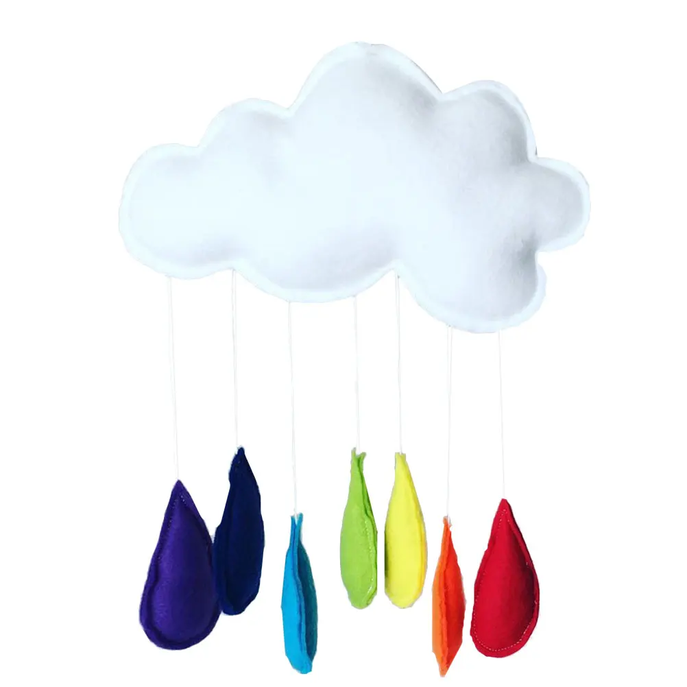 

Cloud Rainbow Pendant Children Tent Home The Clouds Wall Decoration Fashion Hanging Ornament Festival Atmosphere