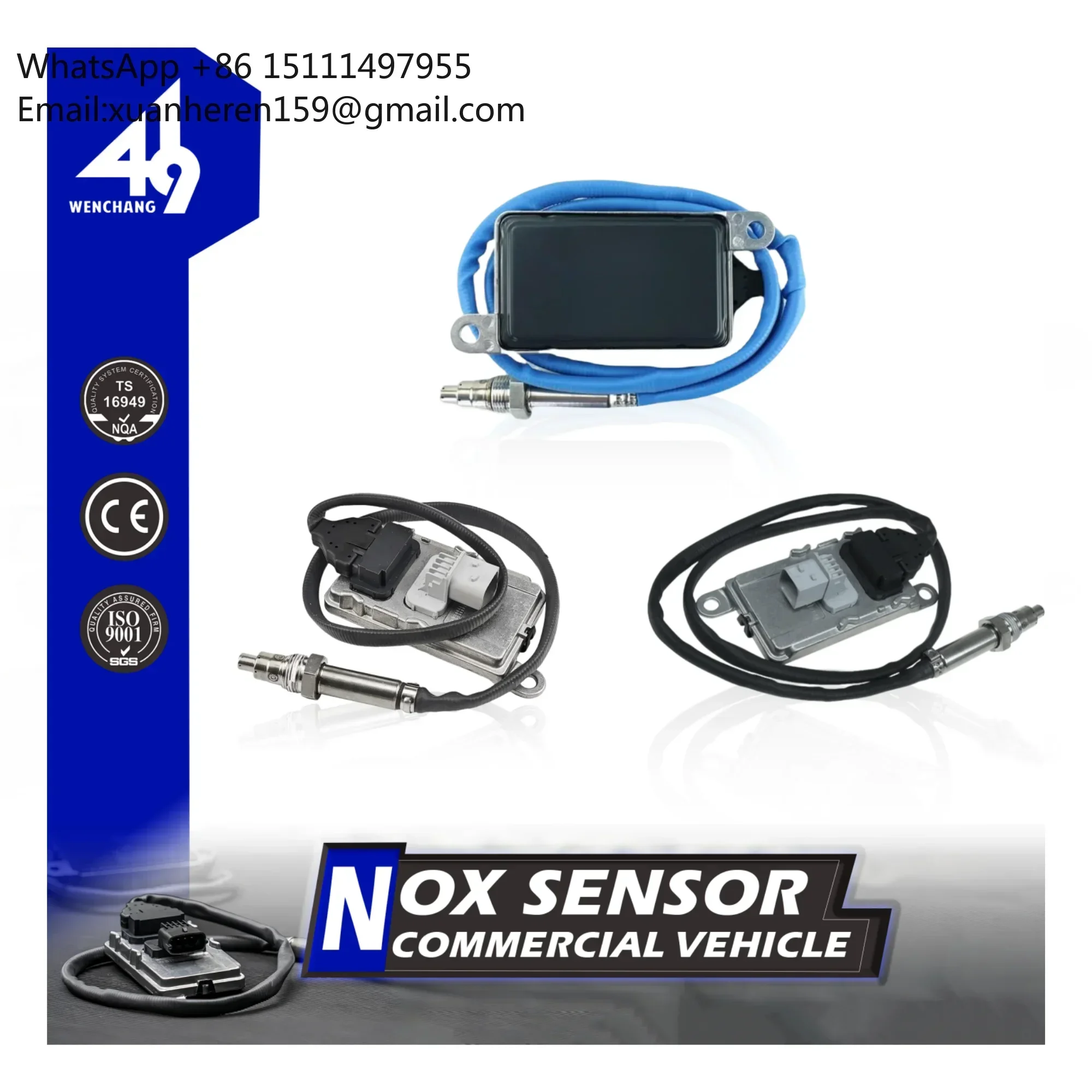 WENCHANG Nox Sensor Suitable for Cummins BENZ VOLVO DAF SCANIA MAN IVECO ISUZU HINO FUSO Hyundai COMMERCIAL VEHICLE